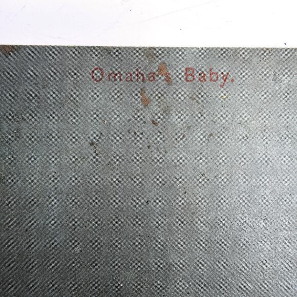 Early 1900's Antique Postcard Omaha Baby Sioux Native American Nebraska Unposted - Picture 4 of 4
